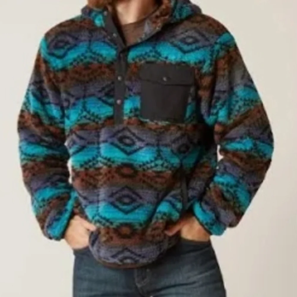 Ariat Men's Multicolor Patterned Sweater - Picture 2 of 9